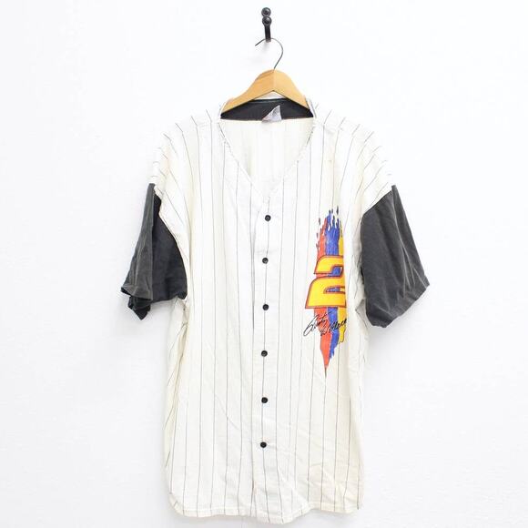 Vintage Rusty Wallace Nascar Button Down T Shirt 2X XXL - Picture 1 of 10